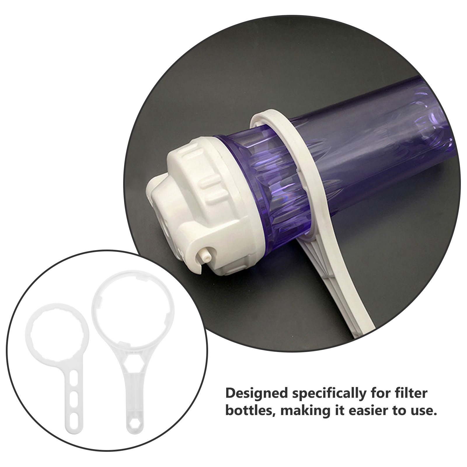 Portable Water Filter - 1 Set Membrane Filter Housing Wrench
