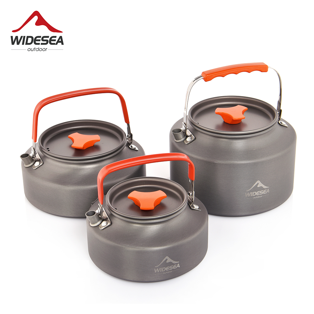 Outdoor Camping Dining Set - Widesea 1.1L 2L1.5L Camping Water Kettle