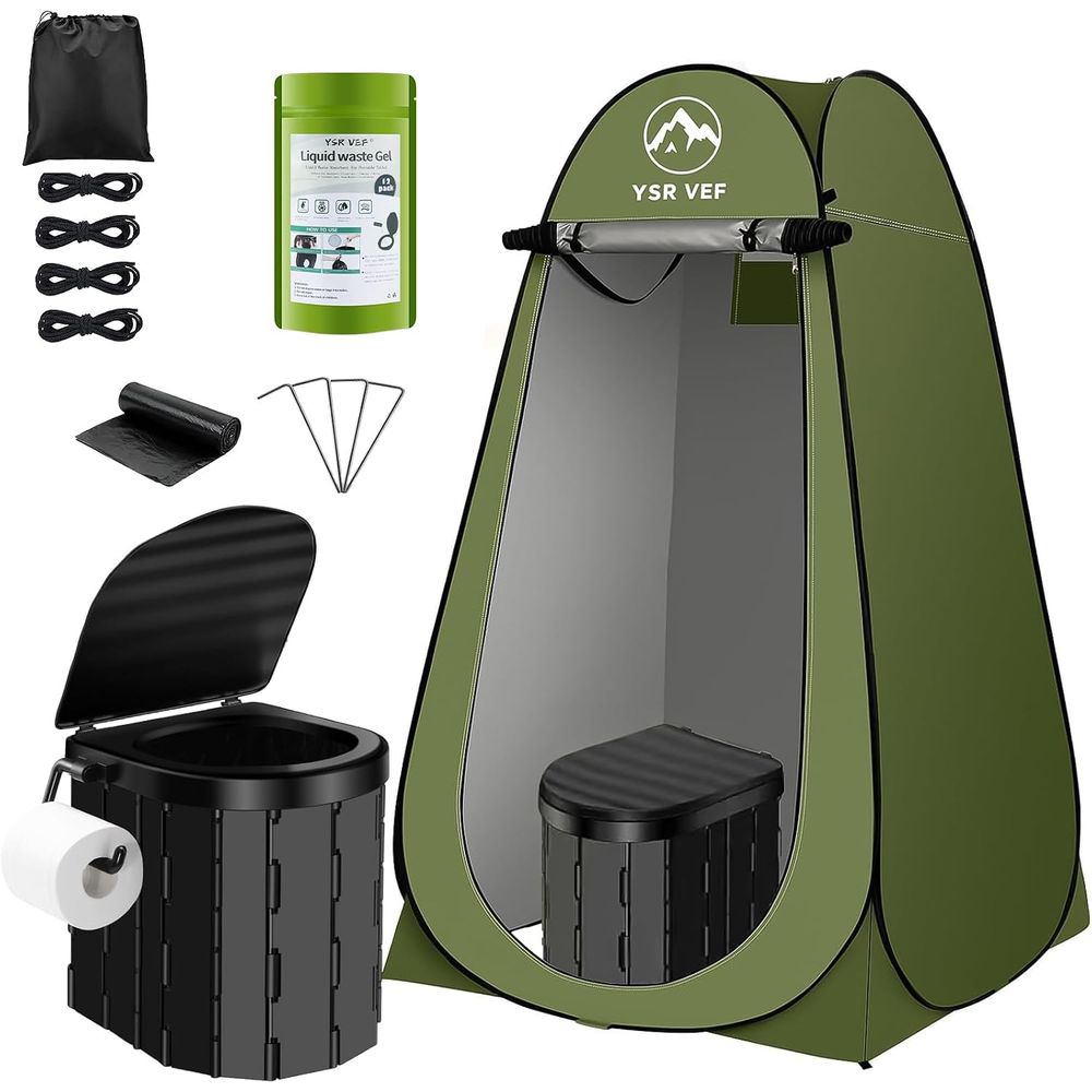 Outdoor Camp - Portable Toilet Kit, Camping Toilet with