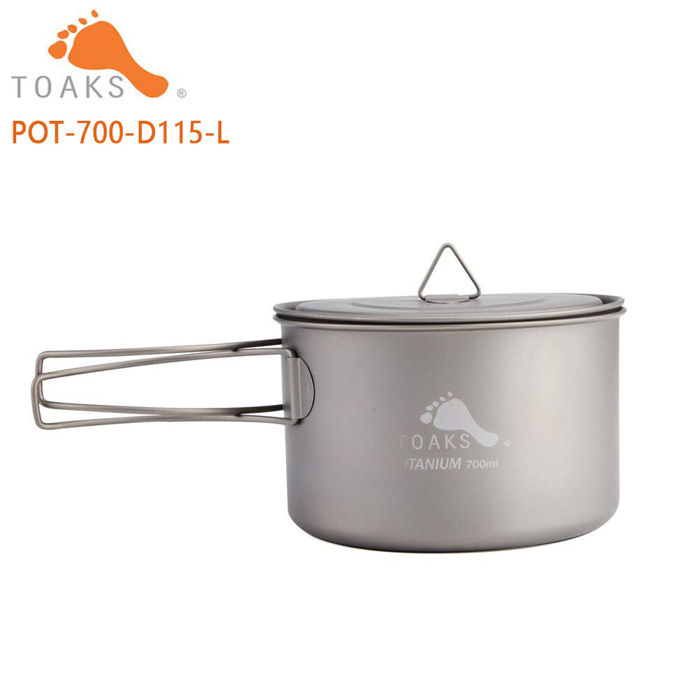 Outdoor Camping Dining Set - TOAKS Pure Titanium Camping Cookware Outdoor