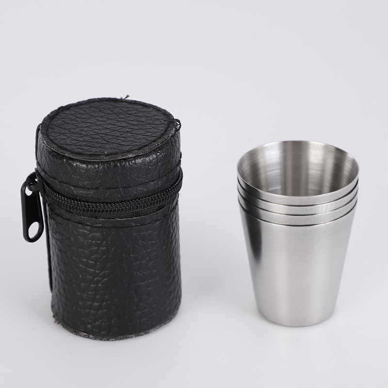 Outdoor Camping Gear Brands - 4Pcs 30ml Stainless Steel Shot Glasses