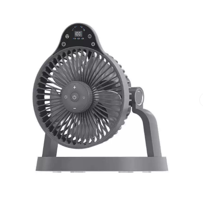 Outdoor Activities In Camping - Multifunctional Outdoor Camping Fan Light Portable