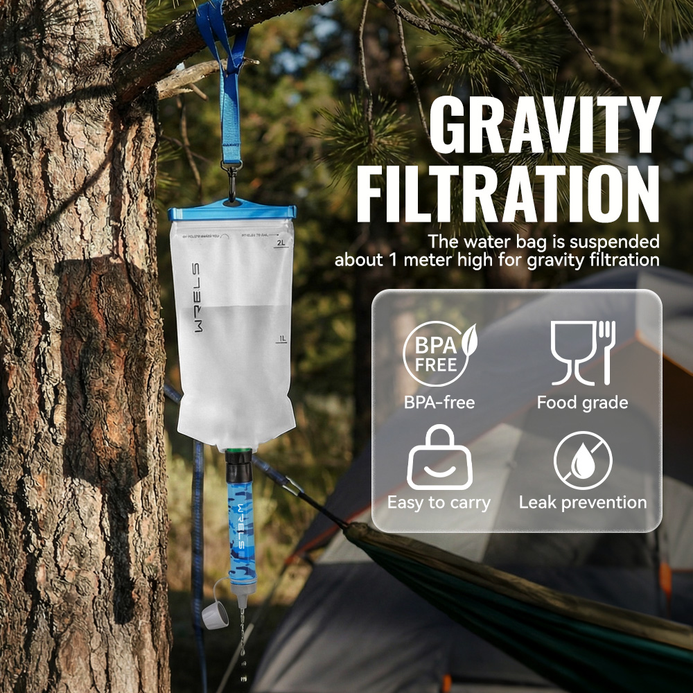 WRELS Outdoor Hiking Mini Camp - Portable Water Filter review and price