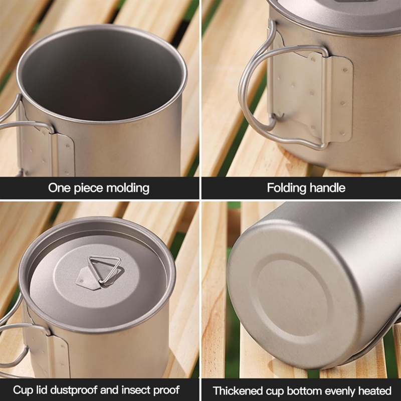 Titanium Camping Mug with Fold - Outdoor Camping Uk review and price