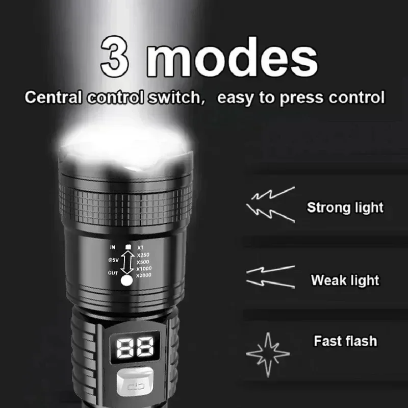 Rechargeable LED Flashlight 10 - Outdoor Camping And Fishing review and price