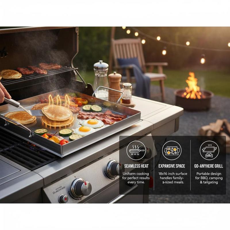 Universal Flat Top Griddle 18x - Outdoor Camping Uk review and price