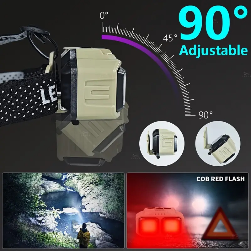 COB LED Headlamp Rechargeable  - Headlamp review and price