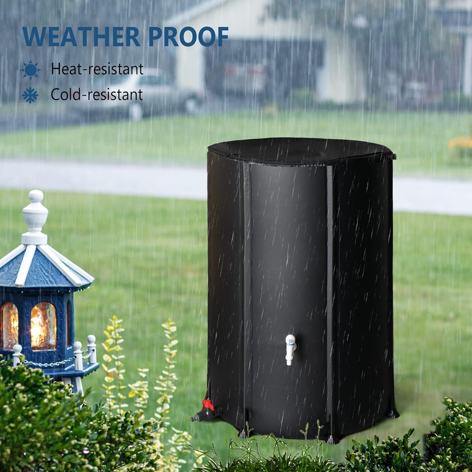100 Gallon Collapsible Rain Ba - Portable Water Filter review and price