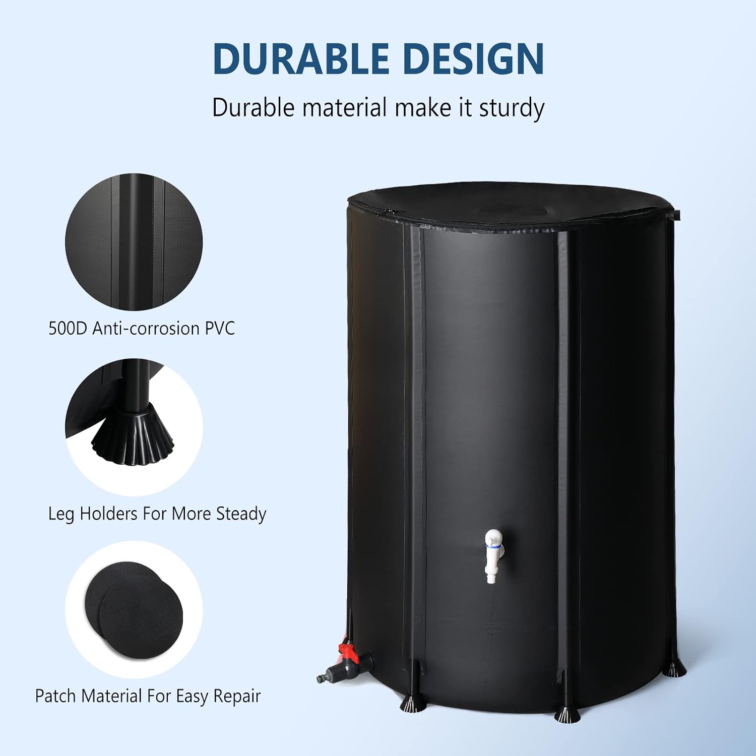 100 Gallon Collapsible Rain Ba - Portable Water Filter review and price