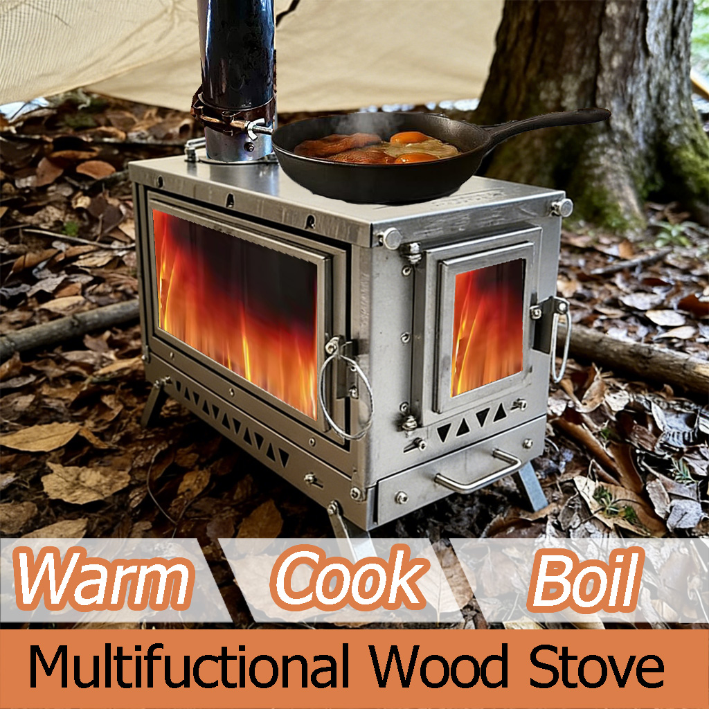 DANCHEL T3 Titanium Tent Stove - Outdoor Camping Wood Stove review and price