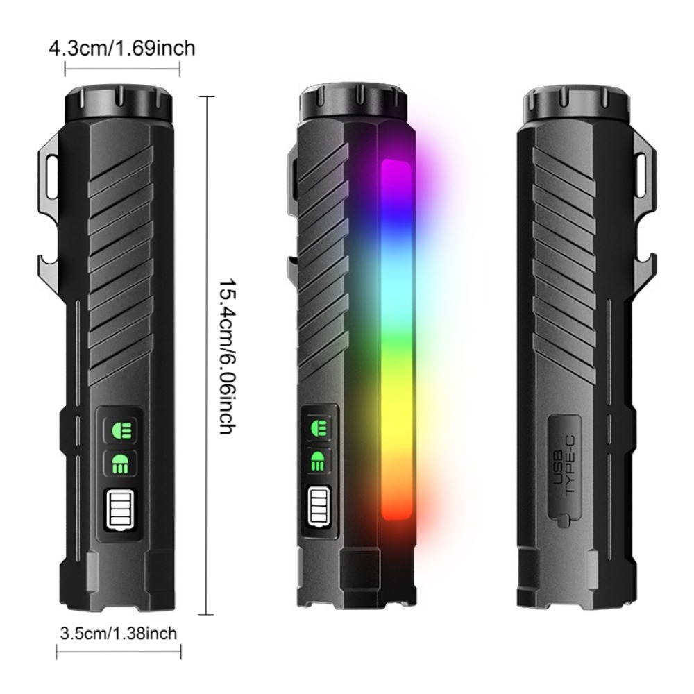 Tactical Flashlight Type-c Rec - Outdoor Camping And Fishing review and price