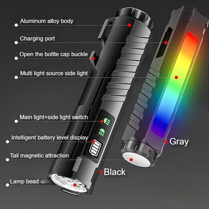 Tactical Flashlight Type-c Rec - Outdoor Camping And Fishing review and price