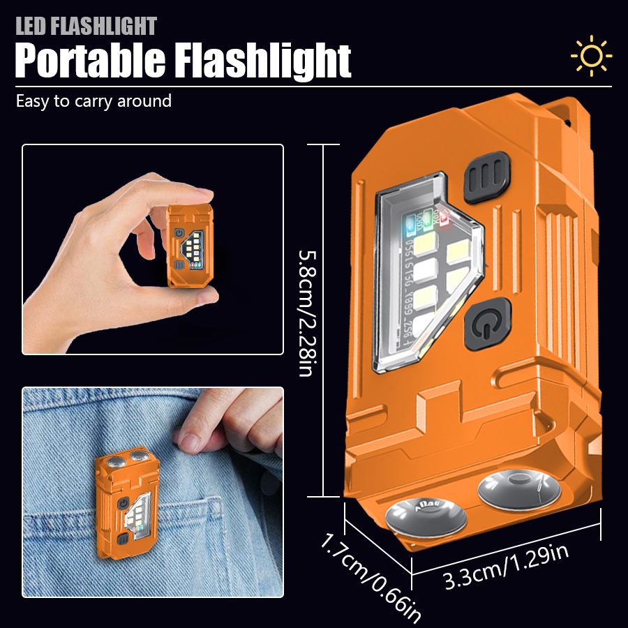 Mini Keychain EDC Flashlight R - Headlamp review and price