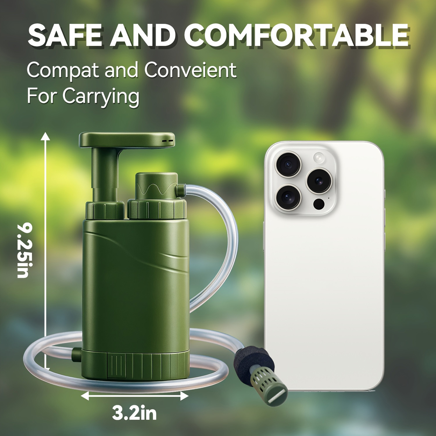 Portable Water Purifier Pump w - Portable Water Filter review and price