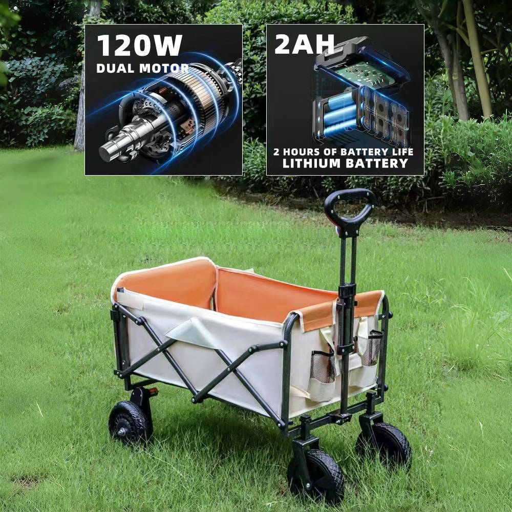 Electric Camping Wagon Cart Fo - Outdoor Camping And Fishing review and price