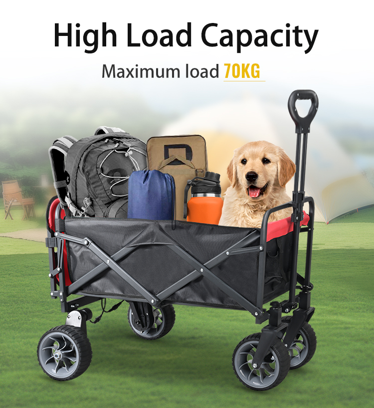 Electric Camping Wagon Cart Fo - Outdoor Camping And Fishing review and price