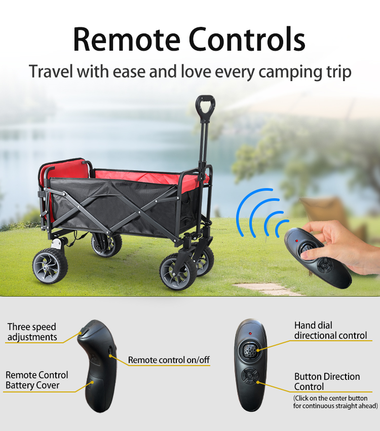 Electric Camping Wagon Cart Fo - Outdoor Camping And Fishing review and price
