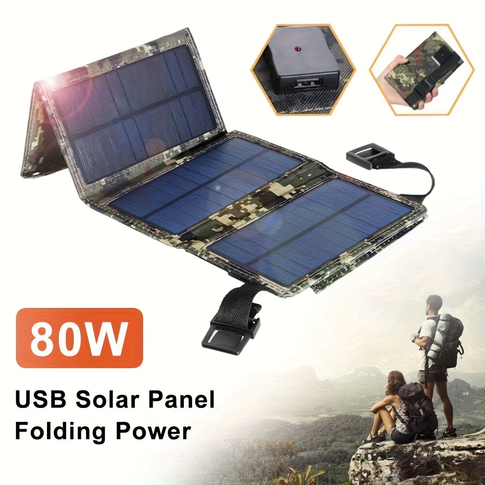 [Solar Panel] 80W Portable Fol - Outdoor Camp review and price