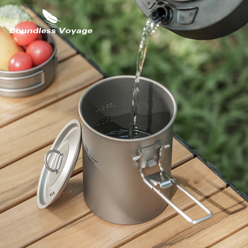Boundless Voyage 900ml Titaniu - Outdoor Camping Dining Set review and price