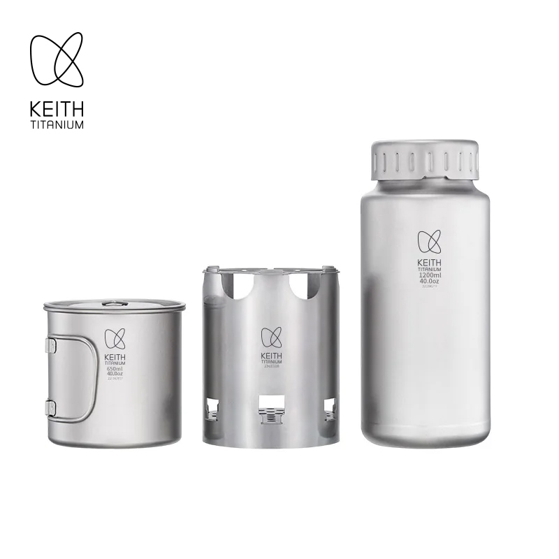 KEITH Pure Titanium Nesting Ca - Outdoor Camping Wood Stove review and price