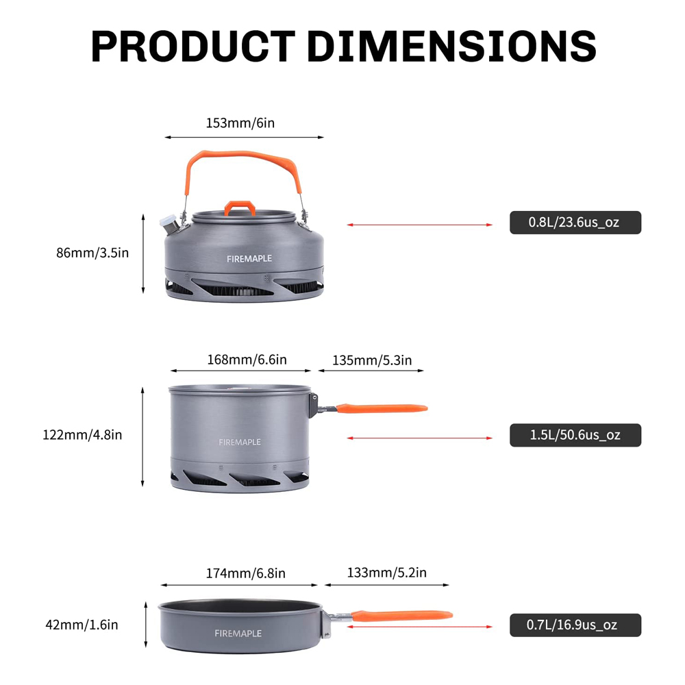 Fire Maple Camping Cookware Ut - Outdoor Camping Dining Set review and price