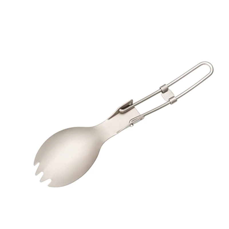 Keith Titanium Spork Foldable  - Outdoor Camping Dining Set review and price