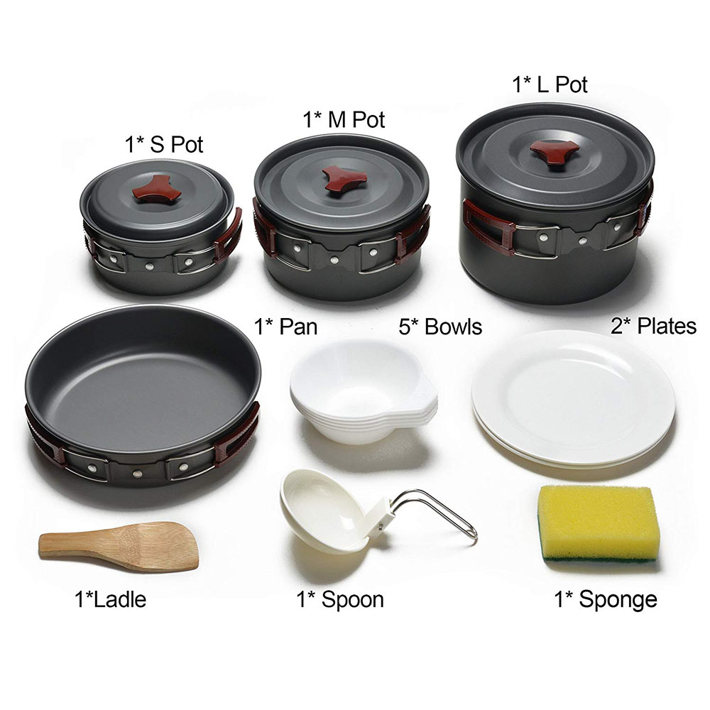 Outdoor Camping Cookware Kit N - Outdoor Camping Dining Set review and price