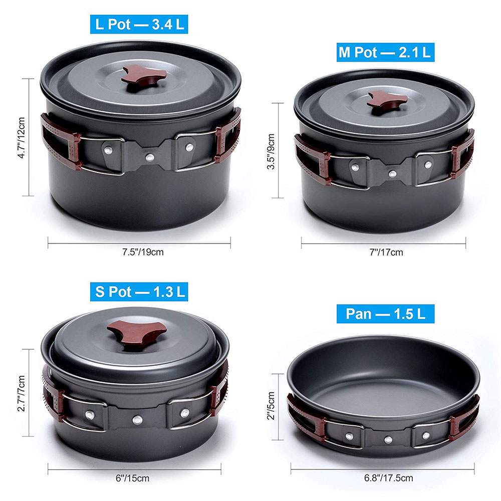 Outdoor Camping Cookware Kit N - Outdoor Camping Dining Set review and price