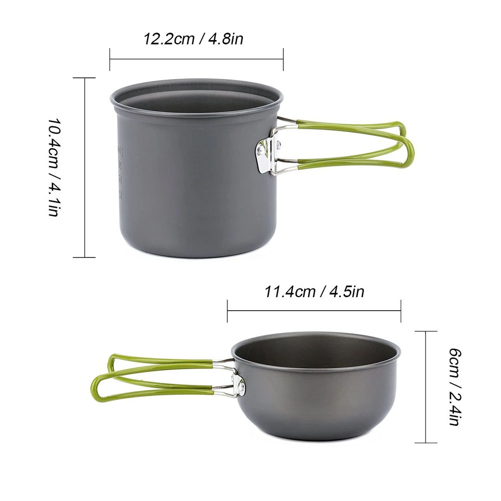 Camping Cookware Kit with Stov - Outdoor Camping Dining Set review and price
